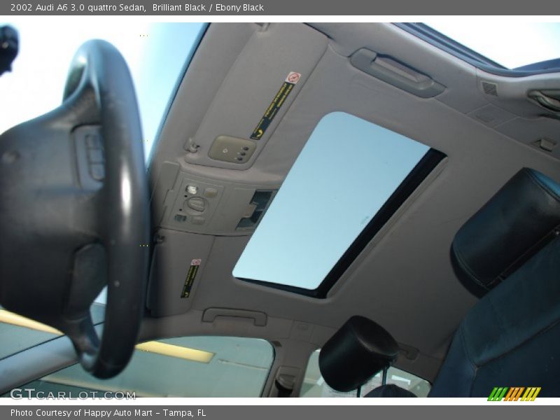 Brilliant Black / Ebony Black 2002 Audi A6 3.0 quattro Sedan
