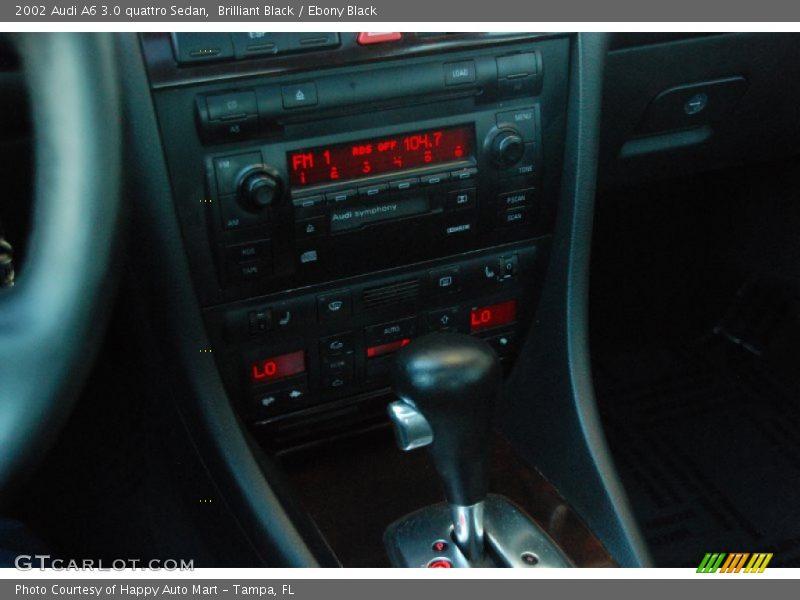 Brilliant Black / Ebony Black 2002 Audi A6 3.0 quattro Sedan