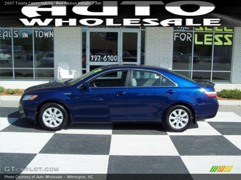 Blue Ribbon Metallic / Ash 2007 Toyota Camry Hybrid