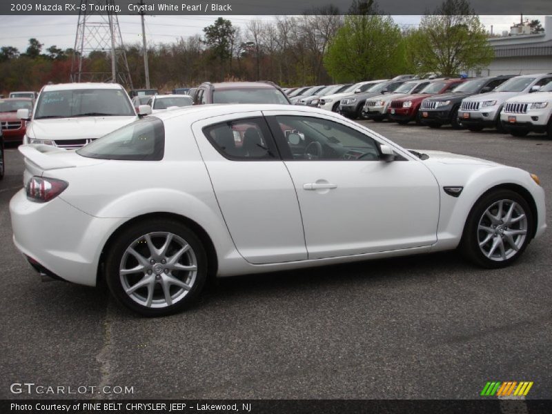 Crystal White Pearl / Black 2009 Mazda RX-8 Touring