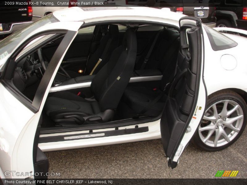 Crystal White Pearl / Black 2009 Mazda RX-8 Touring