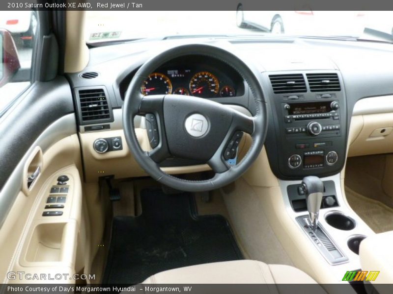 Dashboard of 2010 Outlook XE AWD