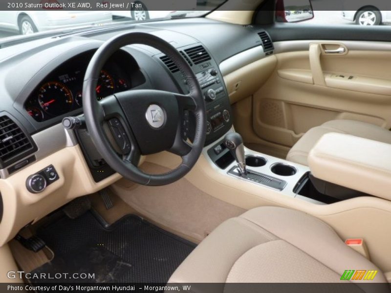 Tan Interior - 2010 Outlook XE AWD 