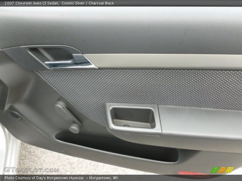 Cosmic Silver / Charcoal Black 2007 Chevrolet Aveo LS Sedan