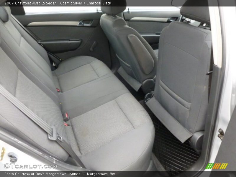 Cosmic Silver / Charcoal Black 2007 Chevrolet Aveo LS Sedan