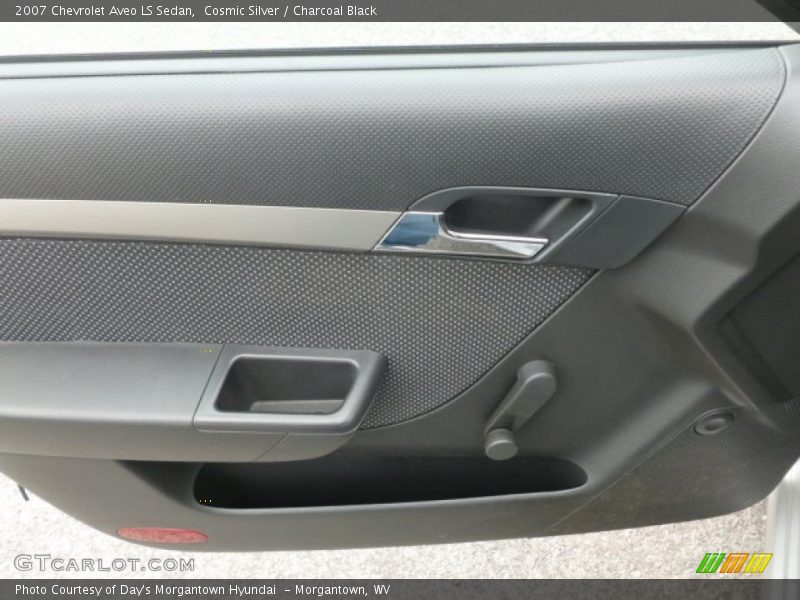 Cosmic Silver / Charcoal Black 2007 Chevrolet Aveo LS Sedan