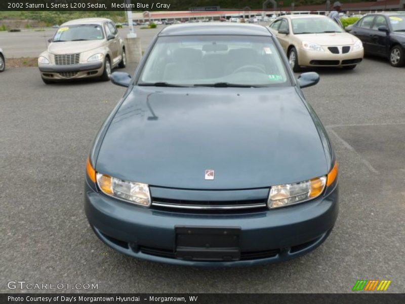 Medium Blue / Gray 2002 Saturn L Series L200 Sedan