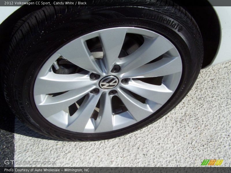 Candy White / Black 2012 Volkswagen CC Sport