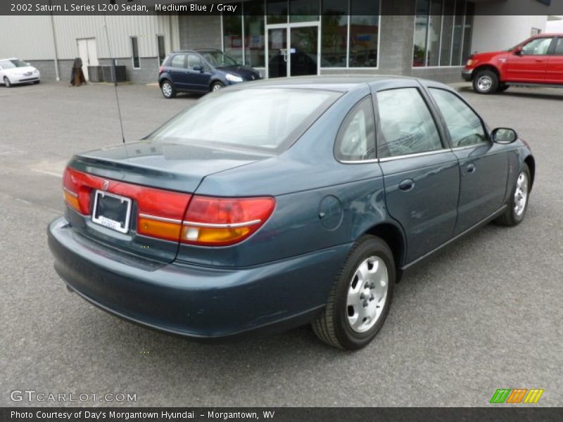 Medium Blue / Gray 2002 Saturn L Series L200 Sedan