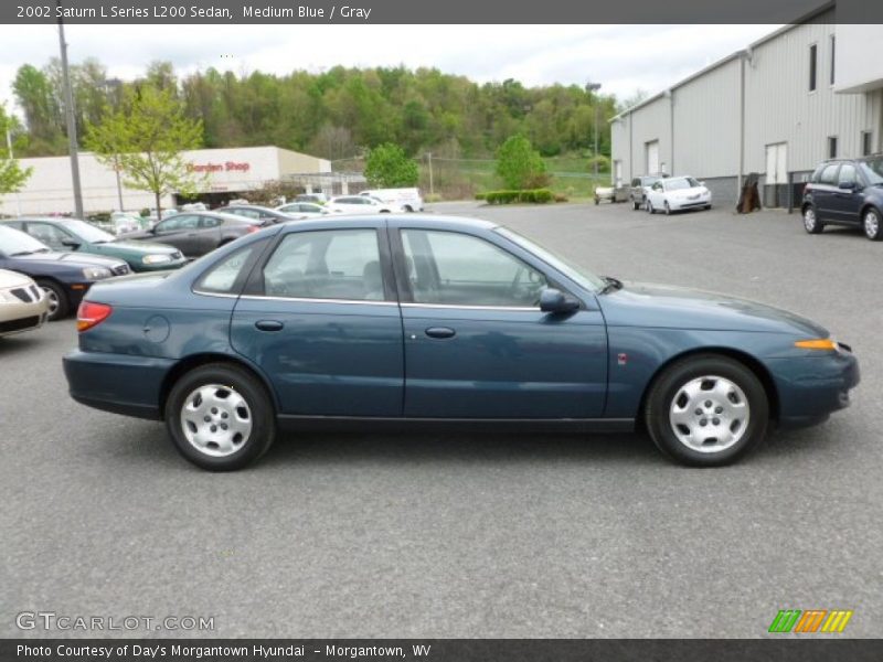 Medium Blue / Gray 2002 Saturn L Series L200 Sedan