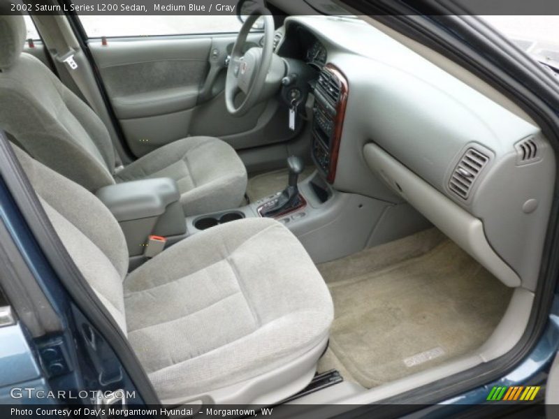Medium Blue / Gray 2002 Saturn L Series L200 Sedan