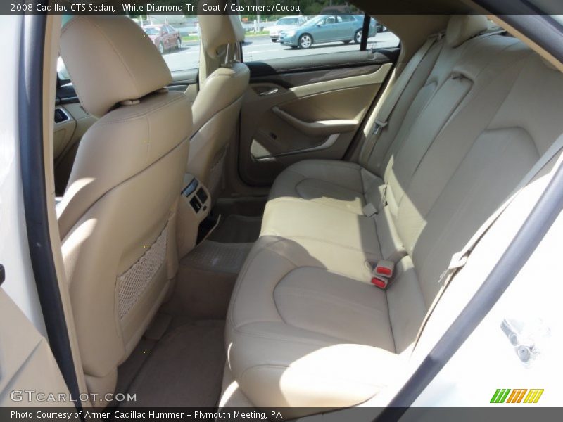 White Diamond Tri-Coat / Cashmere/Cocoa 2008 Cadillac CTS Sedan