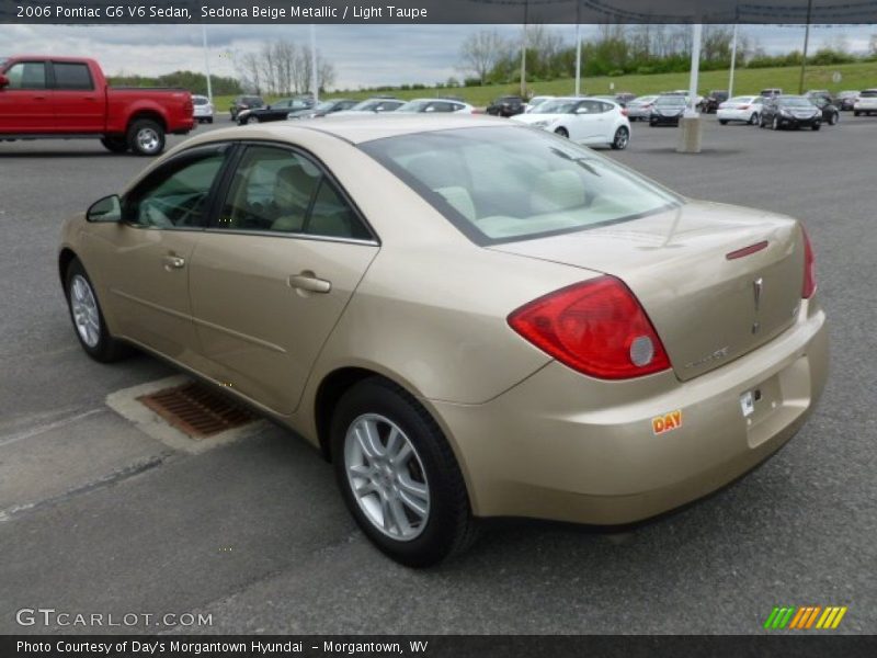 Sedona Beige Metallic / Light Taupe 2006 Pontiac G6 V6 Sedan