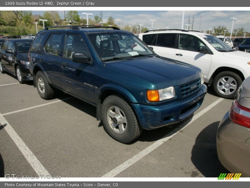 Zephyr Green / Gray 1999 Isuzu Rodeo LS 4WD