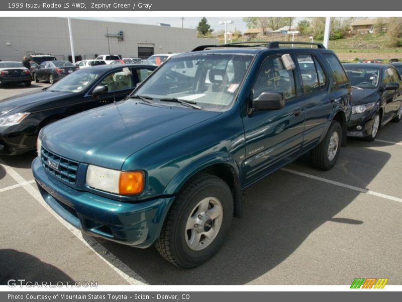 Zephyr Green / Gray 1999 Isuzu Rodeo LS 4WD