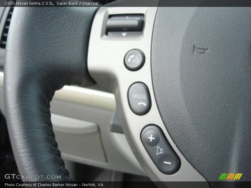 Super Black / Charcoal 2009 Nissan Sentra 2.0 SL