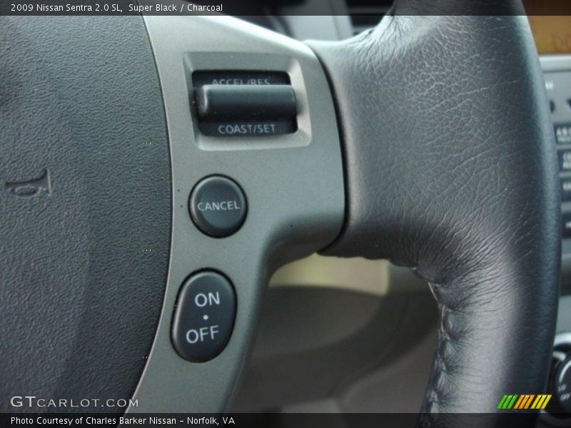 Super Black / Charcoal 2009 Nissan Sentra 2.0 SL
