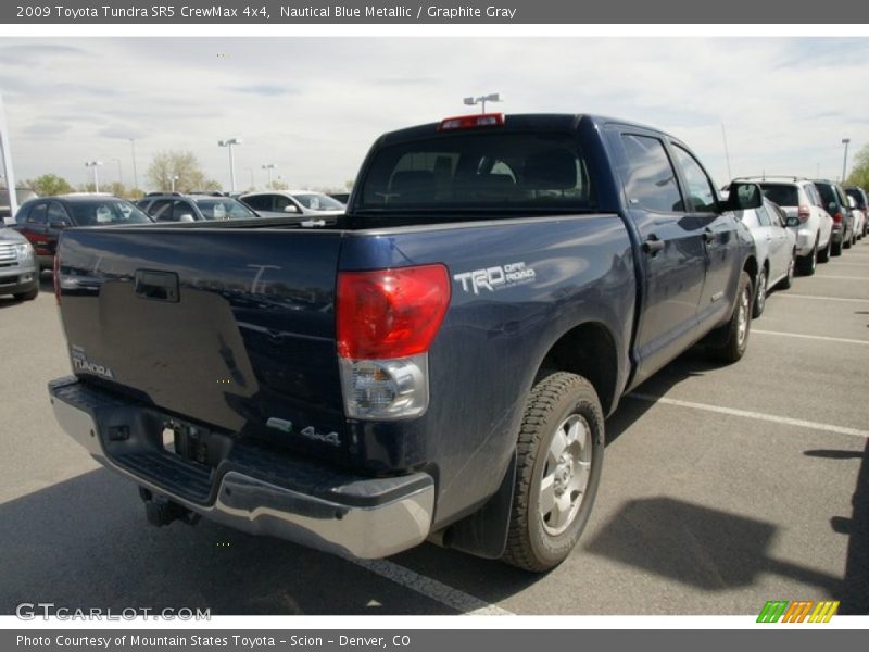 Nautical Blue Metallic / Graphite Gray 2009 Toyota Tundra SR5 CrewMax 4x4
