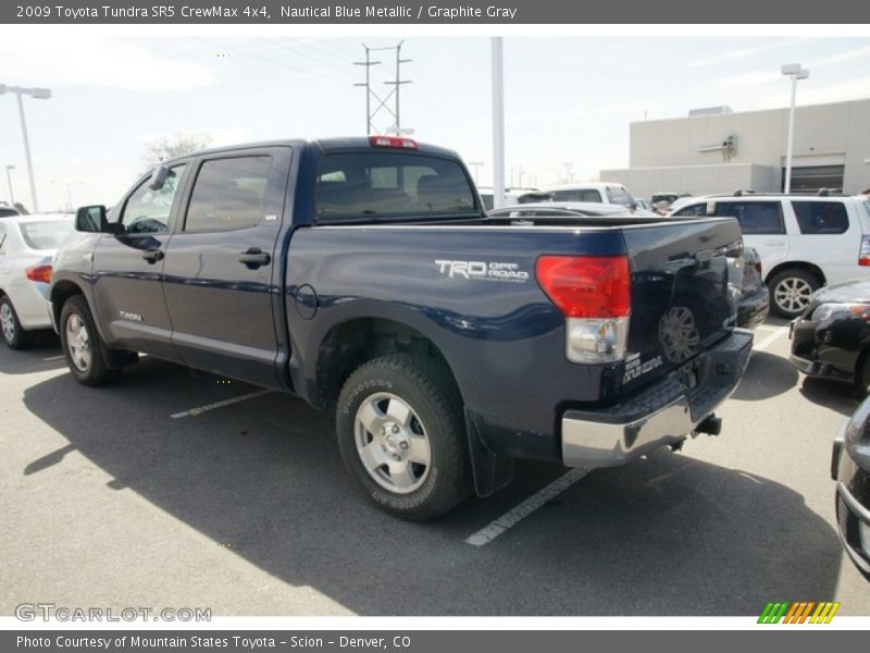 Nautical Blue Metallic / Graphite Gray 2009 Toyota Tundra SR5 CrewMax 4x4