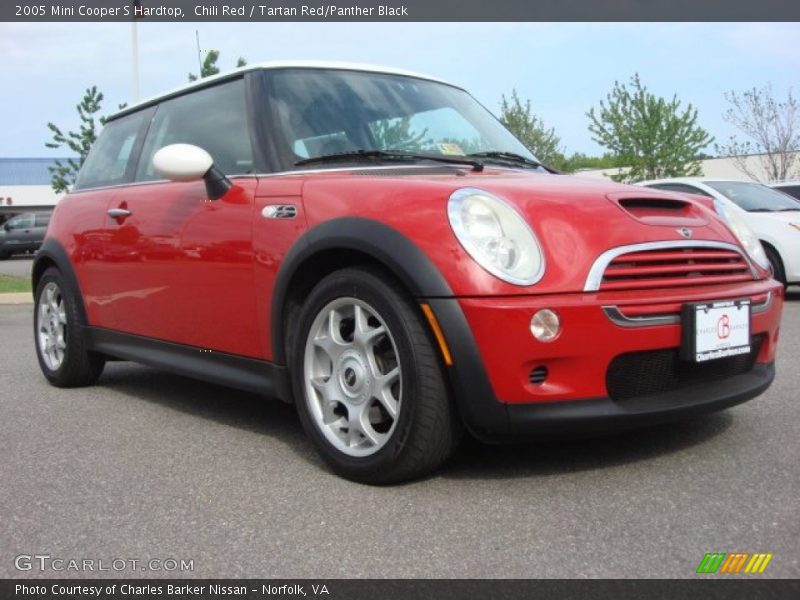 Chili Red / Tartan Red/Panther Black 2005 Mini Cooper S Hardtop