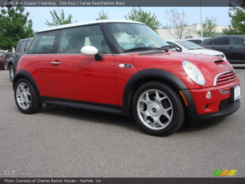 Chili Red / Tartan Red/Panther Black 2005 Mini Cooper S Hardtop