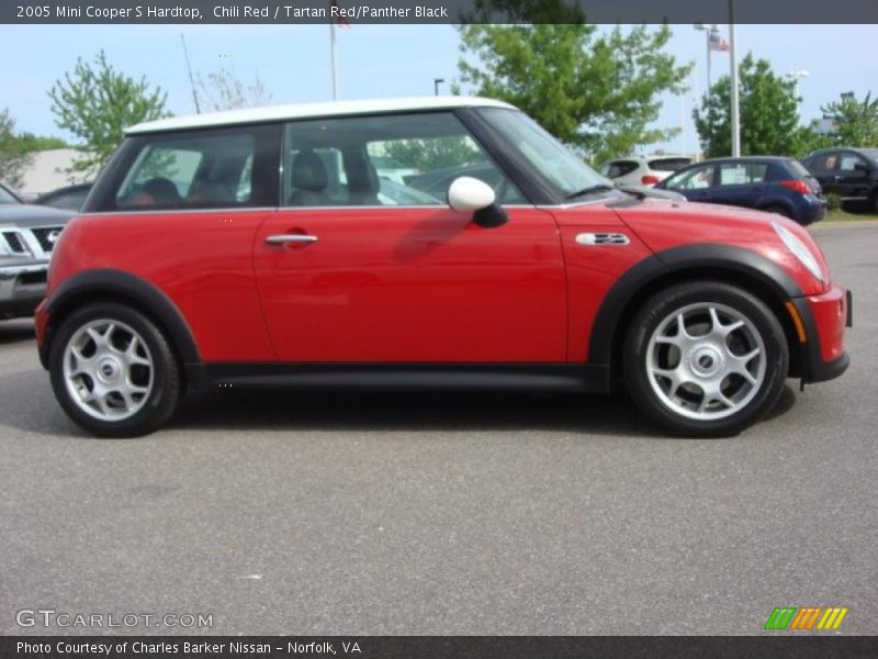 Chili Red / Tartan Red/Panther Black 2005 Mini Cooper S Hardtop
