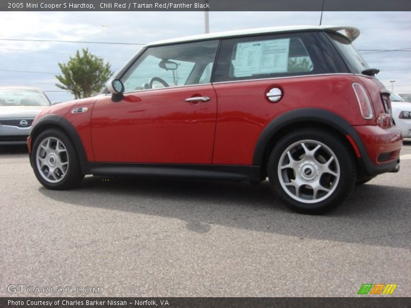 Chili Red / Tartan Red/Panther Black 2005 Mini Cooper S Hardtop