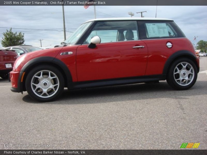 Chili Red / Tartan Red/Panther Black 2005 Mini Cooper S Hardtop