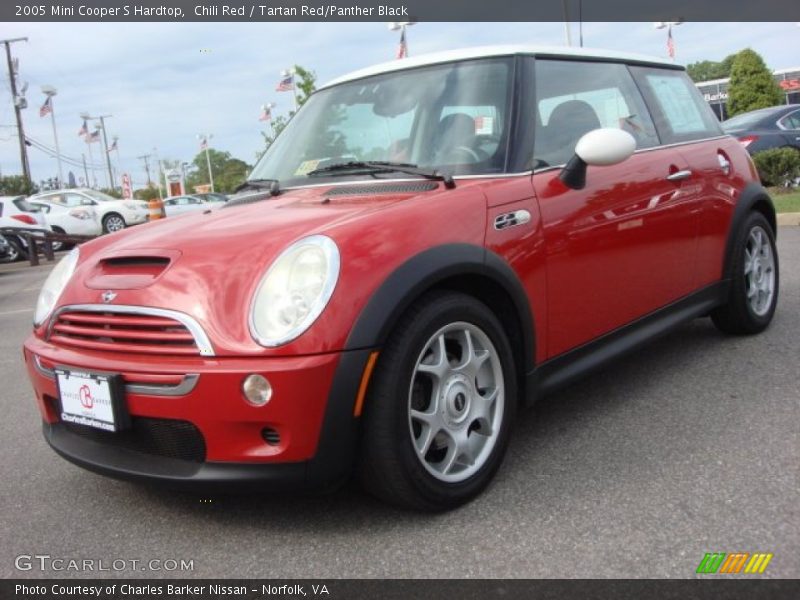 Chili Red / Tartan Red/Panther Black 2005 Mini Cooper S Hardtop