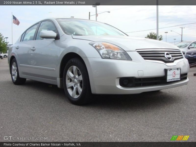 Radiant Silver Metallic / Frost 2009 Nissan Altima 2.5 SL