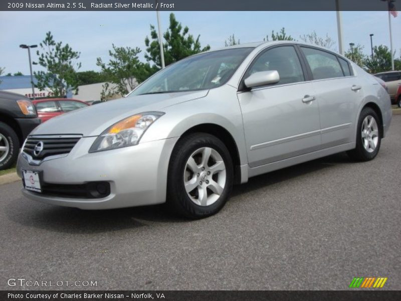 Radiant Silver Metallic / Frost 2009 Nissan Altima 2.5 SL