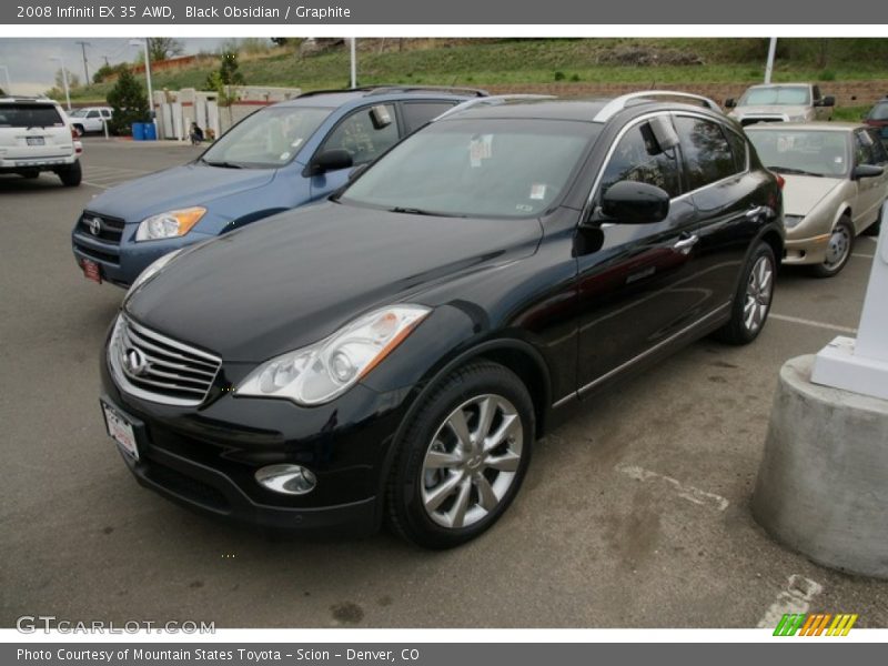 Black Obsidian / Graphite 2008 Infiniti EX 35 AWD