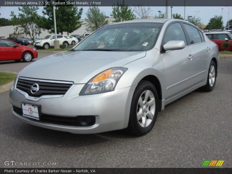 Radiant Silver Metallic / Frost 2009 Nissan Altima 2.5 SL