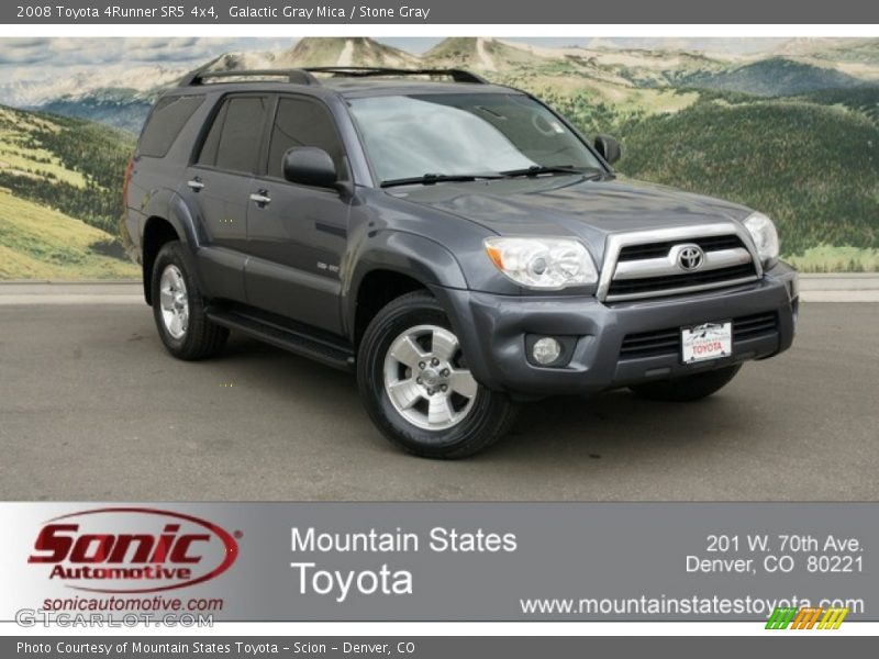 Galactic Gray Mica / Stone Gray 2008 Toyota 4Runner SR5 4x4