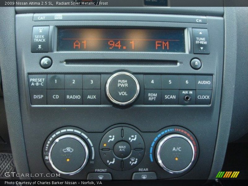 Radiant Silver Metallic / Frost 2009 Nissan Altima 2.5 SL