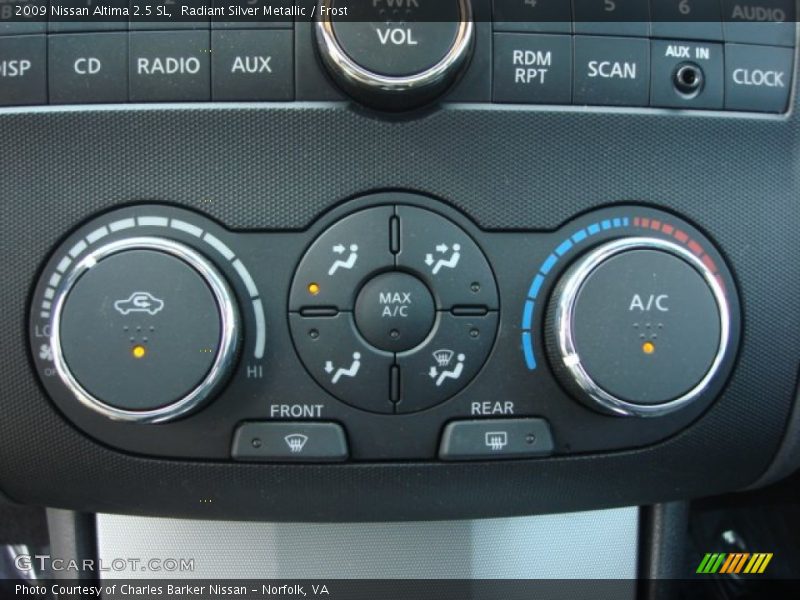 Radiant Silver Metallic / Frost 2009 Nissan Altima 2.5 SL