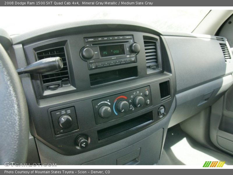 Mineral Gray Metallic / Medium Slate Gray 2008 Dodge Ram 1500 SXT Quad Cab 4x4