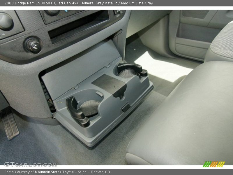 Mineral Gray Metallic / Medium Slate Gray 2008 Dodge Ram 1500 SXT Quad Cab 4x4