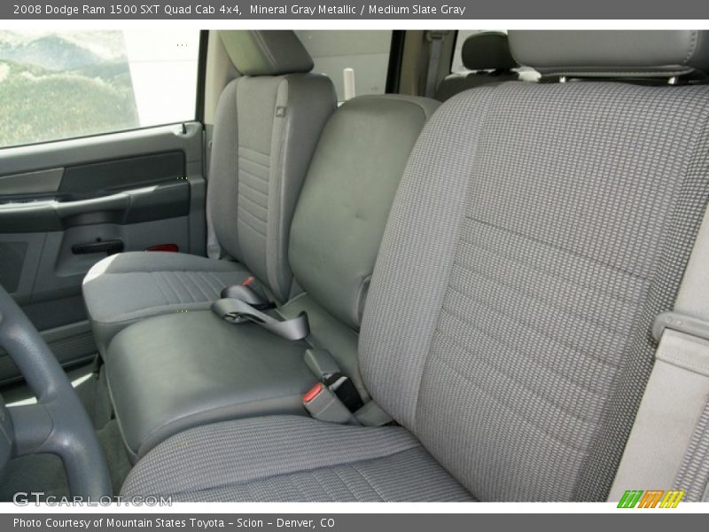 Mineral Gray Metallic / Medium Slate Gray 2008 Dodge Ram 1500 SXT Quad Cab 4x4