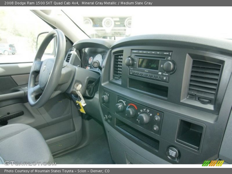 Mineral Gray Metallic / Medium Slate Gray 2008 Dodge Ram 1500 SXT Quad Cab 4x4