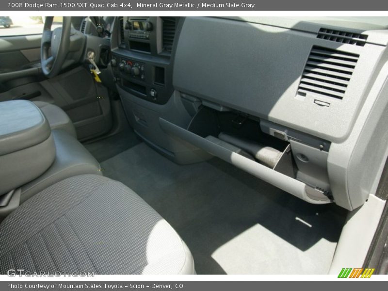 Mineral Gray Metallic / Medium Slate Gray 2008 Dodge Ram 1500 SXT Quad Cab 4x4