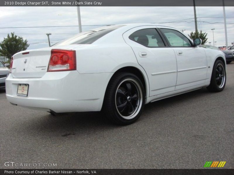 Stone White / Dark Slate Gray 2010 Dodge Charger SXT