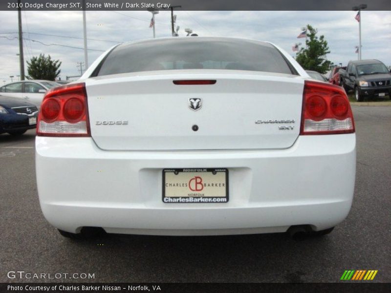 Stone White / Dark Slate Gray 2010 Dodge Charger SXT
