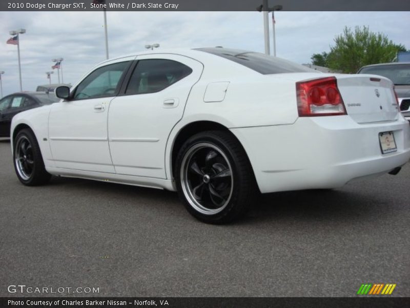 Stone White / Dark Slate Gray 2010 Dodge Charger SXT