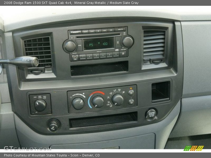 Mineral Gray Metallic / Medium Slate Gray 2008 Dodge Ram 1500 SXT Quad Cab 4x4