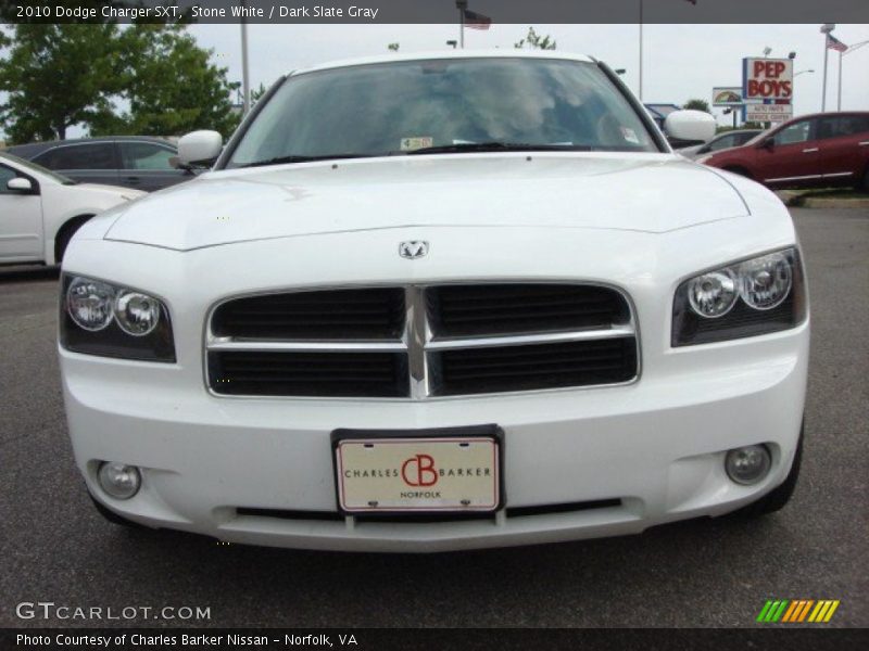 Stone White / Dark Slate Gray 2010 Dodge Charger SXT