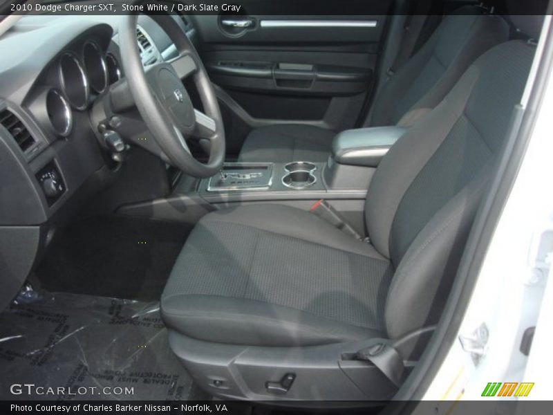 Stone White / Dark Slate Gray 2010 Dodge Charger SXT