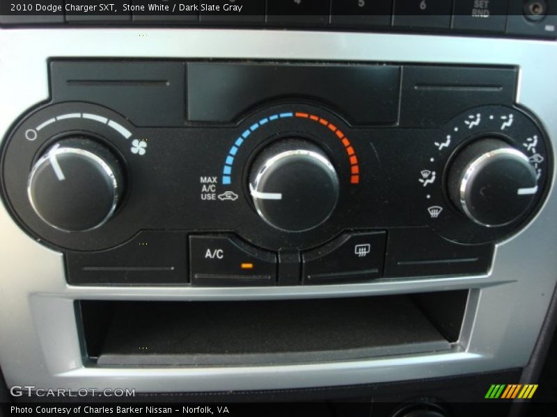 Stone White / Dark Slate Gray 2010 Dodge Charger SXT