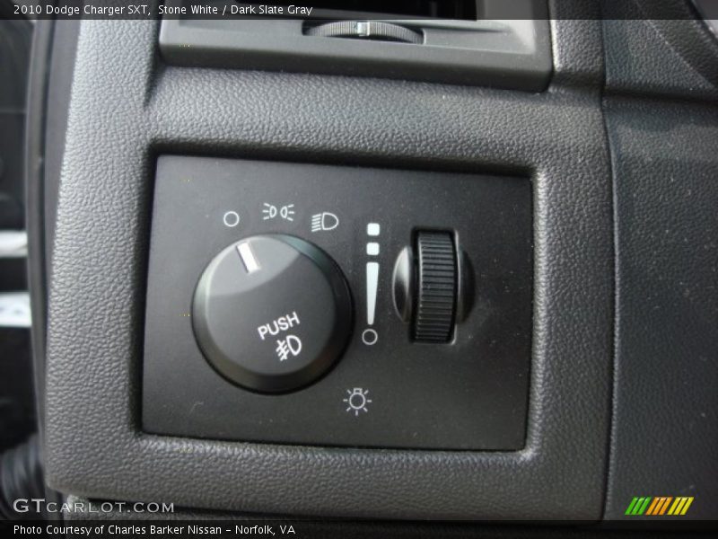 Stone White / Dark Slate Gray 2010 Dodge Charger SXT