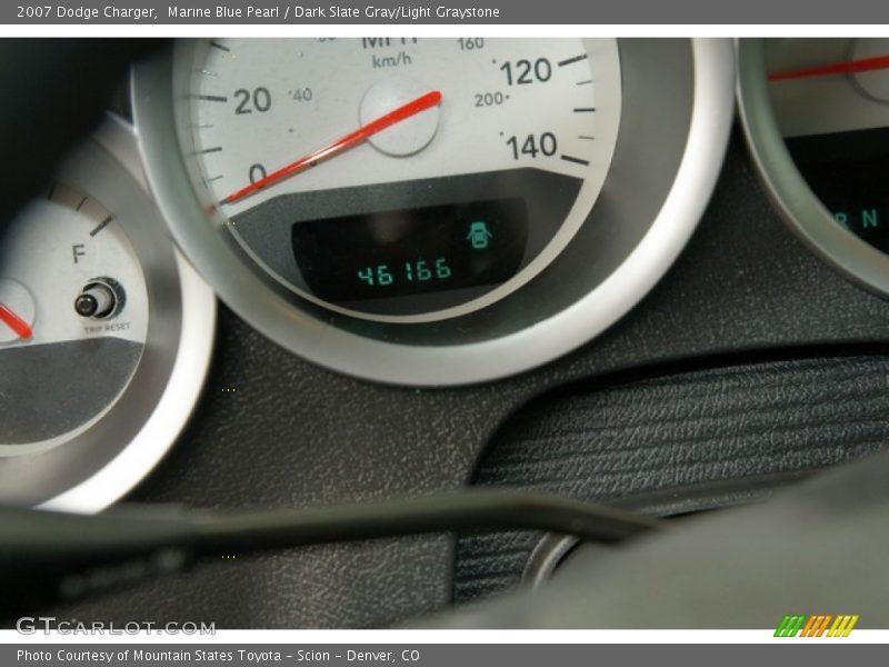Marine Blue Pearl / Dark Slate Gray/Light Graystone 2007 Dodge Charger